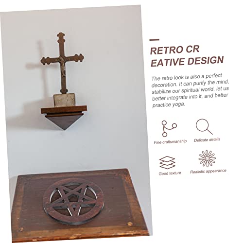 Estera de madera pretyzoom con pentagrama protector para evitar manchas en la mesa pequeña 3