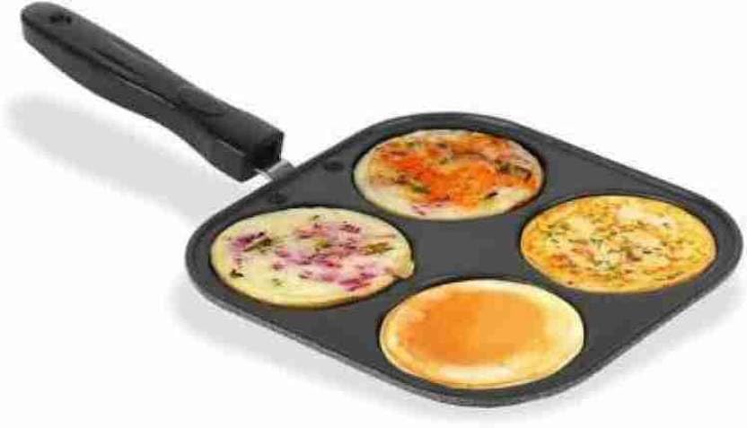 Nonstick Mini Uttapam Tawa Granite Finish, Mini Crepe pan, Idli pan Pancake Pan