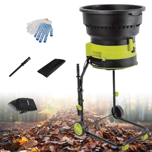 LFfwynog Laubmulcher & Komposthäcksler für weiche Gartenabfälle