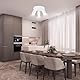 Ketom GU10 Deckenstrahler LED - Deckenstrahler 3 Flammig Rund - LED Deckenleuchte Schwenkbar - Weiße Deckenlampe Spot - Drehbar Deckenlampe 3 Flammig - Modern Strahler Deckenspot - Ohne Leuchenmittel