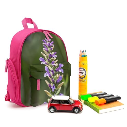 Beige Aesthetic Sage Backpack for Men Women, Durable Small Bookbag Lightweight Daypack for Travel, Hiking, Pink-style3