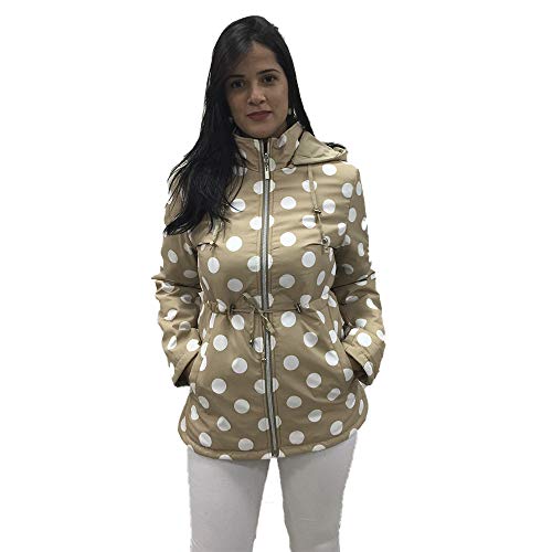 Casaco Feminino Dupla Face Poá Jfni80956 Bege M