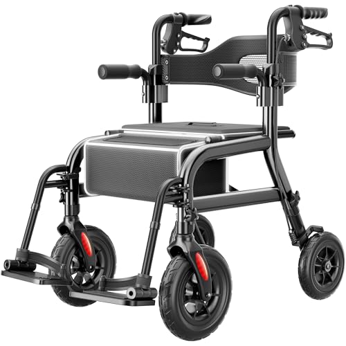 HOMLAND Lightweight Rollator Combo