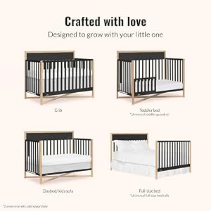 Dream On Me Owen 5-in-1 Convertible Full Size Baby Crib, GREENGUARD Gold — photo 4 of 6