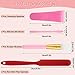 8 Pcs Hair Waxing Removal Beauty Tools Kit Include Hair Wax Cleansing Spatulas Waxing Applicator Silicone Stir Sticks Large Area Hard Wax Sticks Silicone Scraper for Removal Waxing Beauty Makeup