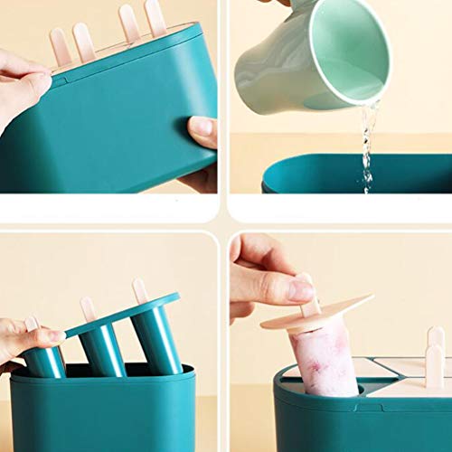 Doitol Molde de cubo de gelo para coquetéis de uísque, treliça de gelo, molde durável de picolé para