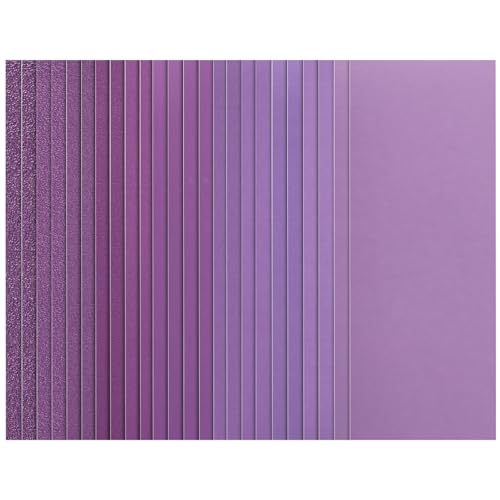 STEBRUAM 24 hojas Papel de Lija Húmedo y en Seco Grano 80 a 2500 Lijas Finas para Acabado de Coches,Metal,Madera,Pintura,Paredes 230x93mm