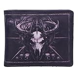 Nemesis Now Cartera Dark Augury, unisex, estilo plegable, diseño compacto, 12 cm x 10 cm