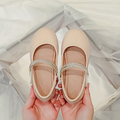 Girls' Soft Soled Mary Jane Shoes Comfortable Simple Shoes Outdoor Casual Small Leather Shoes Toddler Shoes3