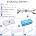 Dollger Oval Blue Light Blocking Glasses for Woman Men Small Cute Retro Bluelight Fashion Eyeglasses Non-Prescription Metal Frame Computer Screen Gaming Tortoise