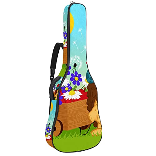 Housse guitare basse acoustique imperméable avec fermeture