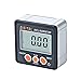 Produktbild Walmeck Elektronischer Digitaler 0-360 ° Neigungsmesser Winkelmesser Aluminiumlegierung Shell Magnete Winkelmessgerät