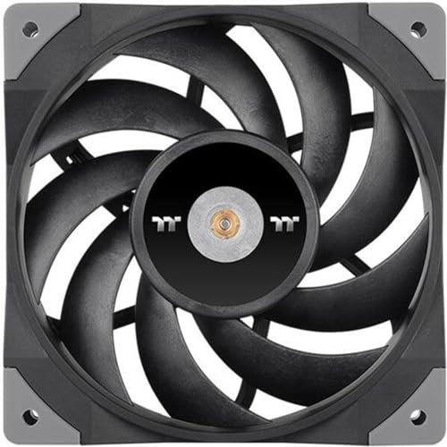 Image of Thermaltake ToughFan 12 High Static Pressure 2000 PWM, Metal-Reinforced Motor Hub, Gen.2 Hydraulic Bearing 120mm Case /Radiator Fan (Single Pack) CL-F117-PL12BL-A Black