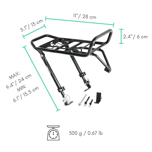 Electric Utility Bicycle Cargo Rack