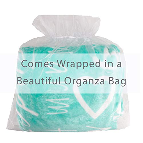 BlankieGram Grandmother Throw Blanket - Our Blankets and Throws Make The Ideal Gifts for Grandmother, Gifts for Women and for The Whole Family, Teal - Image 3