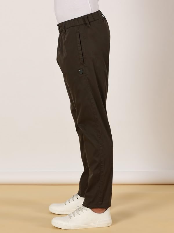 Image of BEEVEE Solid Lounge Wear Bottoms for Men