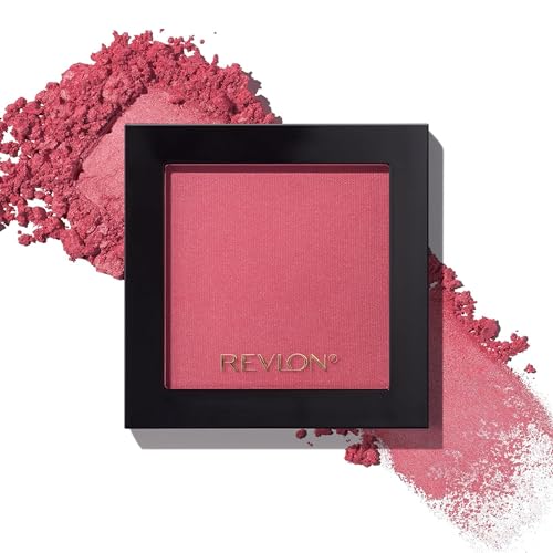 Revlon Powder Blush, Blush in Polvere, Formula Leggera e Setosa, Colore Delicato e Modulabile, 033 Very Berry, 5g