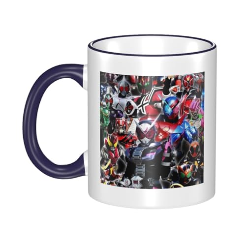 マグカップ 人気仮面ライダー マグ かわいい 陶器 おしゃれコップ かわいい 贈答品 男性 女性 贈り物 Navy Blue