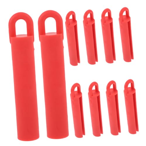 POPETPOP 10pcs Pool Stick Holder Clips Durable Billiard Rack Hanger Wall Mount Organizer for Cues and Long Items Simple Installation Versatile Storage