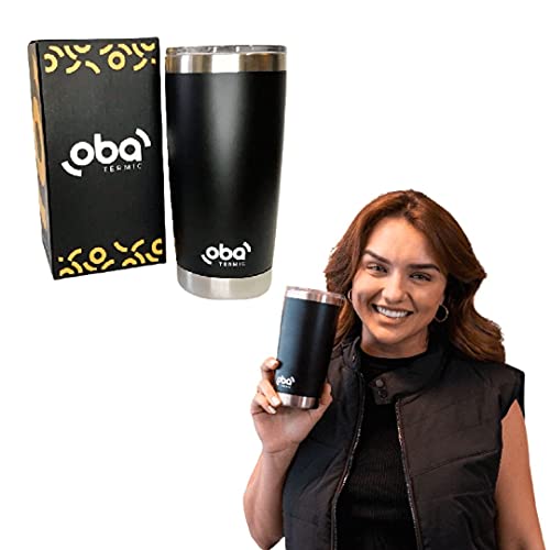 Copo Térmico Para Cerveja Com Abridor E Tampa Aço Inox 591ml