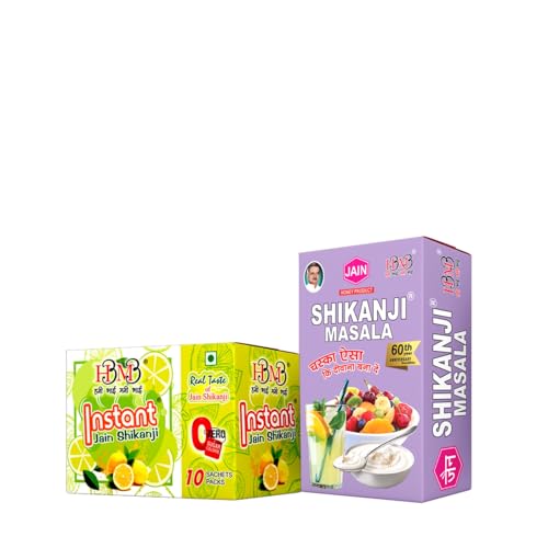Jain Shikanji Hbmb Combo Pack Instant And Shikanji Masala 100G