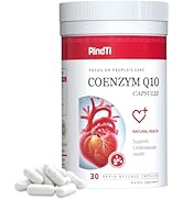 CoQ10 Supplement, High Absorption Coenzyme Q10 Supplements for Heart Health &amp; Cellular Energy,30 ...