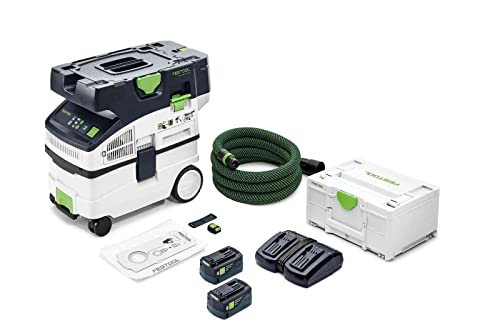 Festool 577506 Cordless Mobile Dust Extractor CLEANTEC CTC MIDI I HEPA-Plus