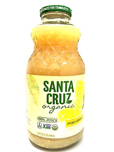 Santa Cruz 100% Organic Pure Lemon Juice, Not From Concentrate, 32 oz |