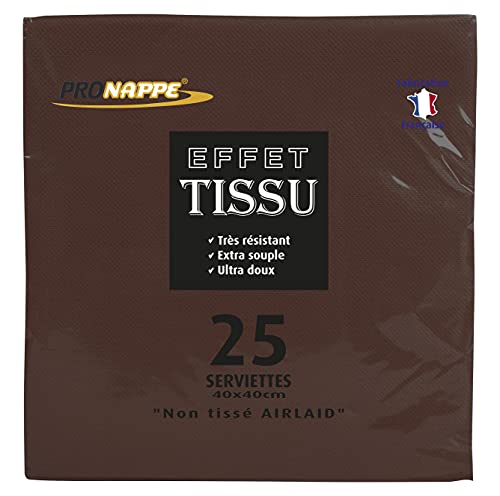 Pro Nappe Serviette, Chocolat, 40x40CM Cover