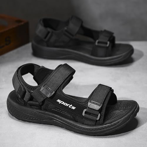 Orthopedic Sandals For Men Rubber Soles Hook and Loop Hiking Athletic Outdoor Beach Shoes Summer Sport Footwear2