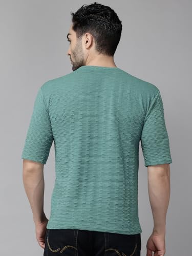 Image of TICOSS Men's Polyester Regular Fit T-Shirt