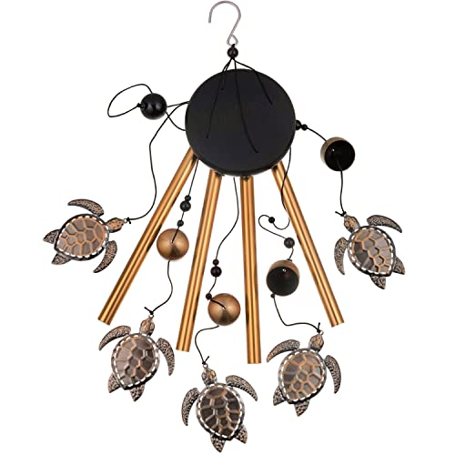 Outdoor Bronze Turtle Wind Chimes, Sea Turtle Wind Chimes, Gift Wind Chime, Sea Turtle Wind Bell, Gifts For Women, For Home, Garden, Indoor, Outdoor Decoration, Garden Wind Chime #TOP2