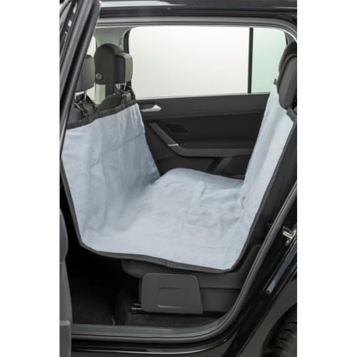 TRIXIE 1313 Auto-Schondecke, 1,45 × 1,60 m, hellgrau/schwarz