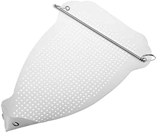 Morza Cover for Iron Universal Shoe Soles Ironing Aid Board Heat Protector Replacement PTEE Iron Plate Cover Transparent White