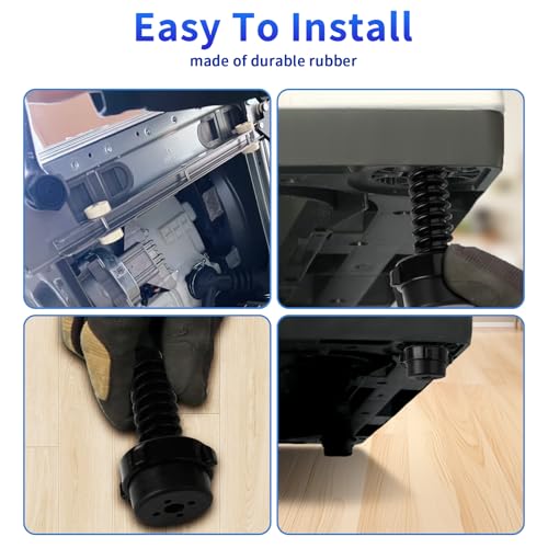 Image of DC61-03191B Leveling Leg Rubber Pad Replacement for Washing Machine (4 Pack)