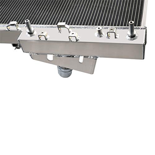 CoolingSky 4 Row All Aluminum Radiator for 2008-2010 Ford F250 /F350 /F450 Super Duty 6.4L Diesel Powerstroke Truck - Direct Replacement - Thumbnail 6