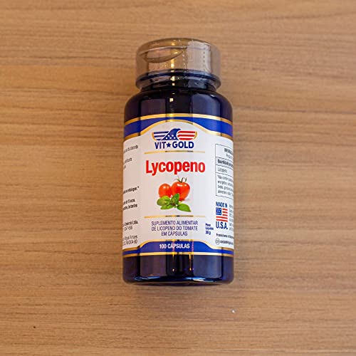 Licopeno 5mg Vitgold 100 capsulas