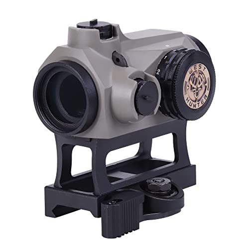 Westhunter Rd-X Gen Ii 1X22 Waterproof Red Dot Sights Tactical Reflex Airsoft Scope With Qd Picatinny Riser Mount | Tan #TOP2