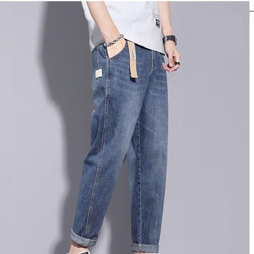 Bidobibo Slim Fit Jeans for Men Stretch Skinny Ripped Jeans Men Fashion Straight Leg Comfort Flex Waist Jeans Casual Pants3