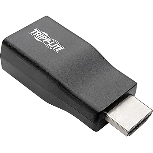 Tripp Lite HDMI to VGA Adapter Converter with 3.5mm Audio, Compact M/F 1080p @60Hz 1920 x 1200 (P131-000-A)