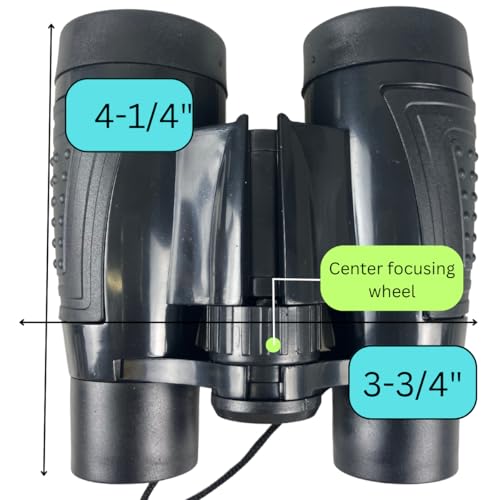 Binoculares Hunter 5X Negro Deportivo 30mm Compactos miniatura 3