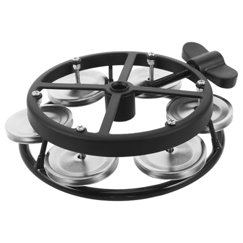 Tambourin pour batterie stable avec fixation par boulon pour éviter les glissements