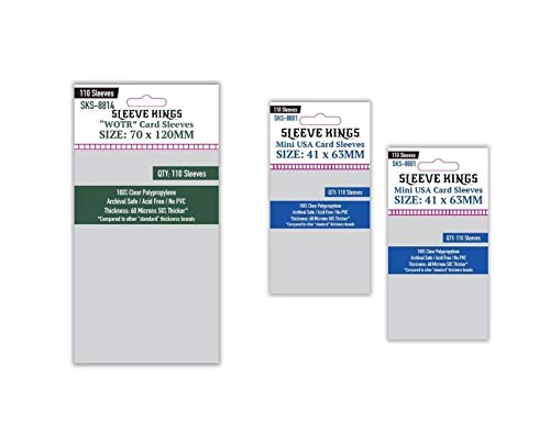 Mansions of Madness (2nd Edition) Compatible Sleeve Bundle (8814 X 1 + 8801 X 2)