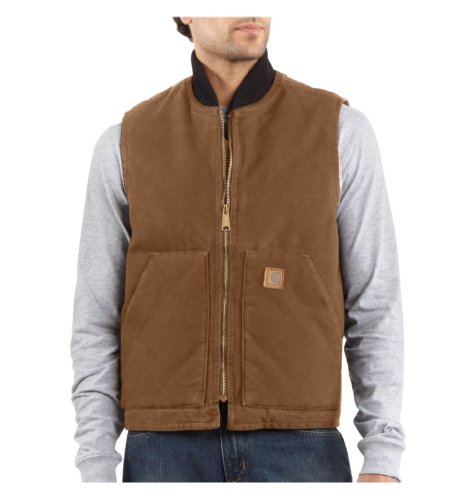 Image of Carhartt Men's Iconic V01 Firm Duck Vest