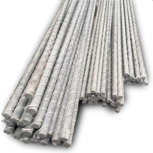 Pack 25 Varillas de grafeno para armados de hormigón (12mmx2m) - barras corrugadas de fibra de vidrio con gran resistencia a la tracción - Sopgal