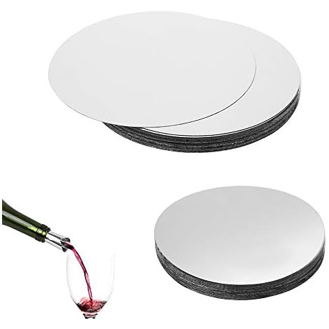 100pcs Silver Wine Pourer Drop Stopping Pour Disk Cover