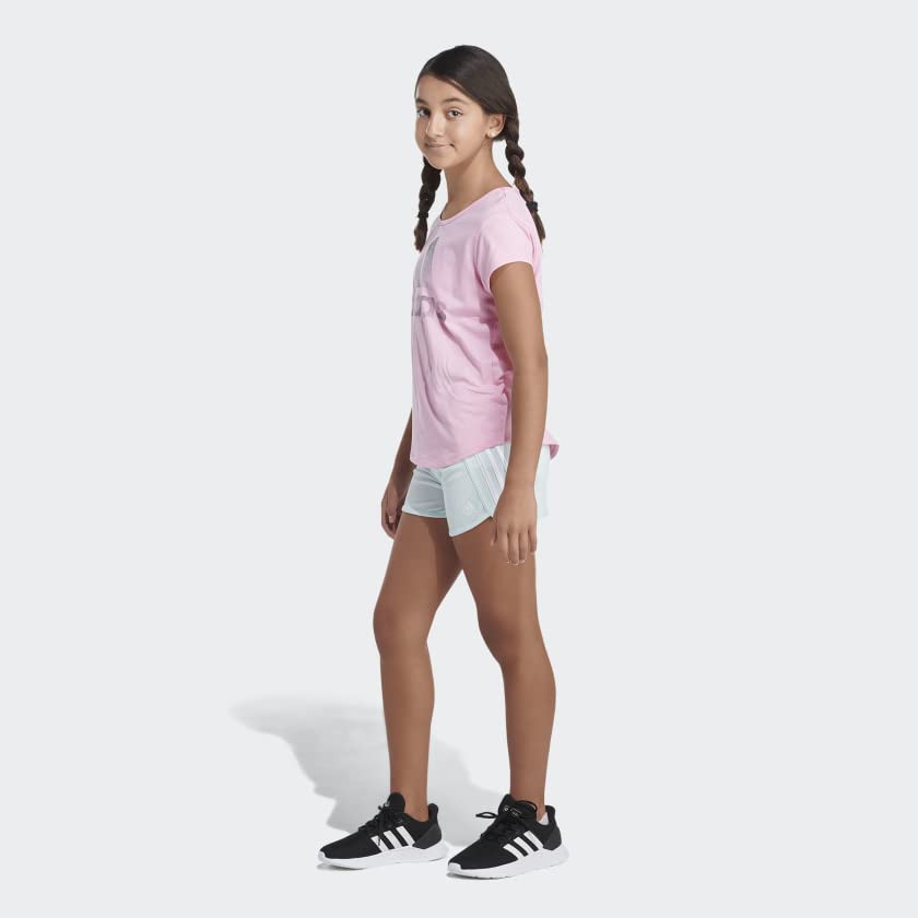 Short en mesh menthe glacée adidas pour fille taille 7/8 ans