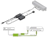 Kinect Adapter V3 Compatible with Xbox One, One S, X and Elite & Windows PC with Enhanced Power Supply and USB Cable