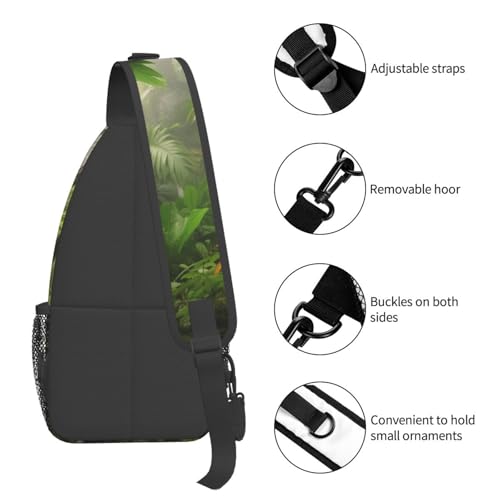 Bolso cruzado para hombre mochila de pecho tipo bandolera miniatura 5