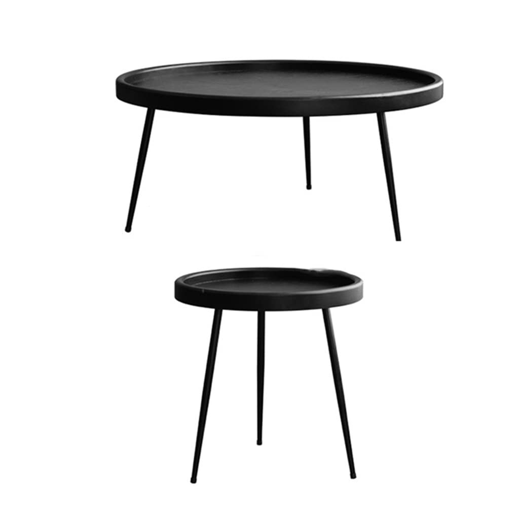 Nordic Coffee Table Solid Wood Household Living Room Small Apartment Furniture Round Small Round Tea Table